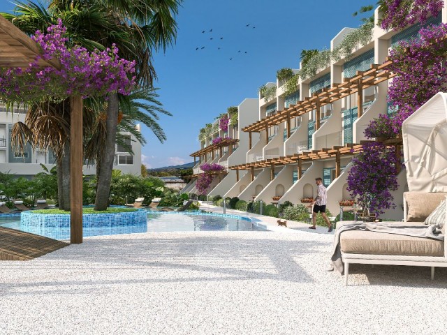 Perfekt gelegenes 2+1-Loft-Penthouse am Meer von Esentepe, Girne.