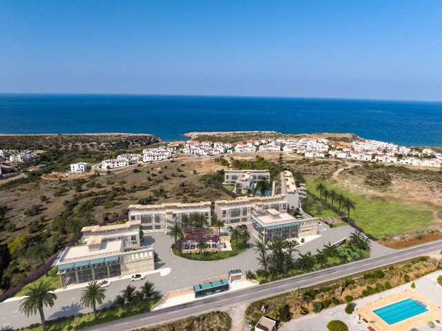 Girne Esentepe'de deniz kenarında mükemmel bir konuma sahip 2+1 Loft penthouse.