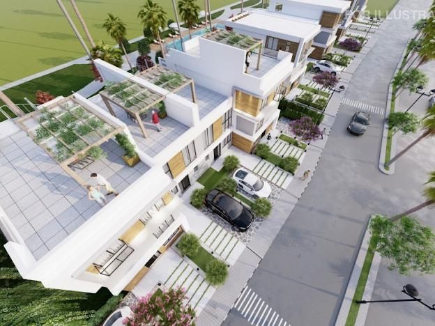 3+1 Quatro villas apartments in Iskele, Northern Cyprus.