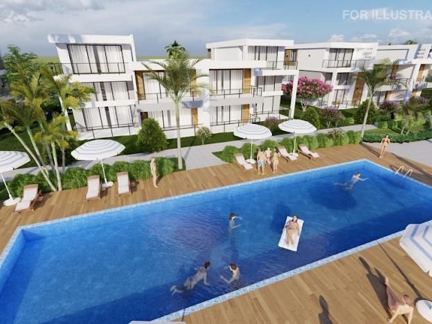 Апартаменты 3+1 Quatro villas в Искеле, Северный Кипр.