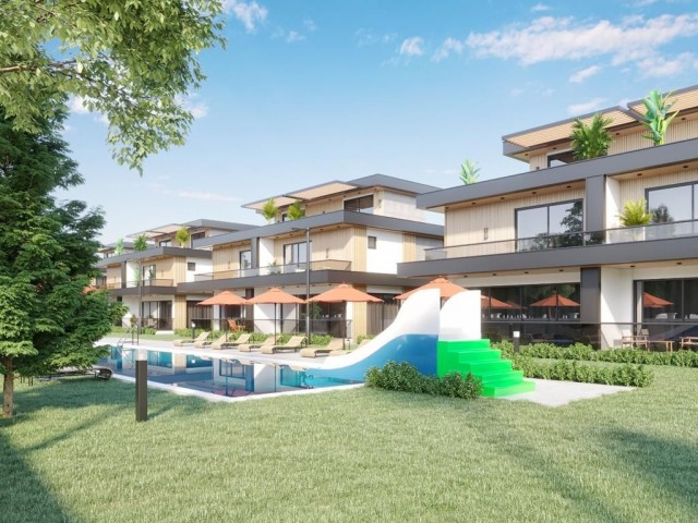 New 3+1 three storey Twin Villa in Iskele, Cyprus.