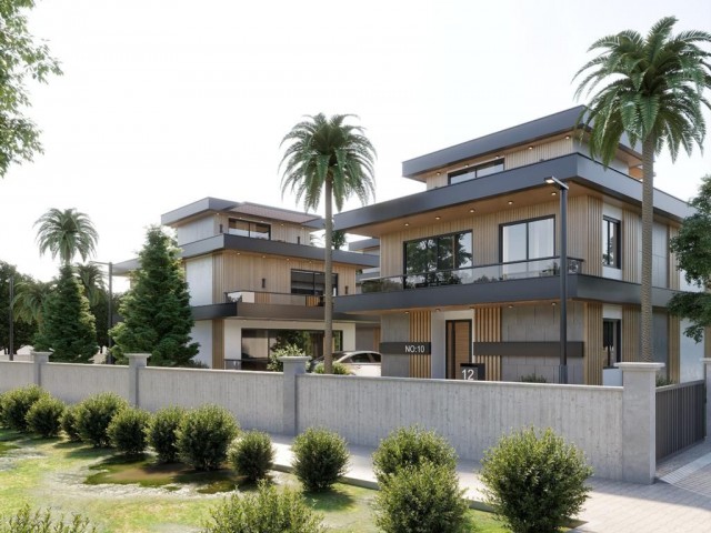 New 3+1 three storey Twin Villa in Iskele, Cyprus.
