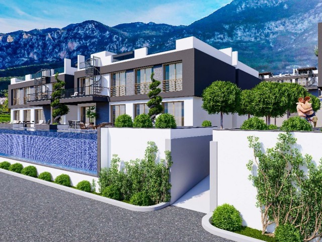 3+1 incredible Penthouse with Linear Pool in Lapta, Kyrenia.