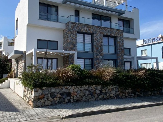 Spacious 2+1 loft on the first line of the sea with its own beach