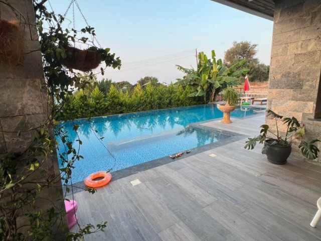 LUXURY FURNISHED DETACHED VILLA WITH PRIVATE POOL IN CATALKOY