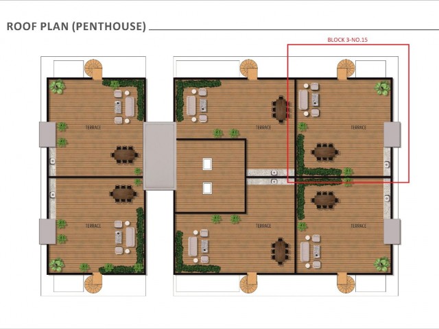 2+1 Penthouse mit Meerblick in Alsancak