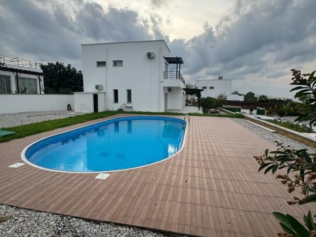 3+1 Villa mit privatem Pool zu vermieten in Kyrenia Esentepe