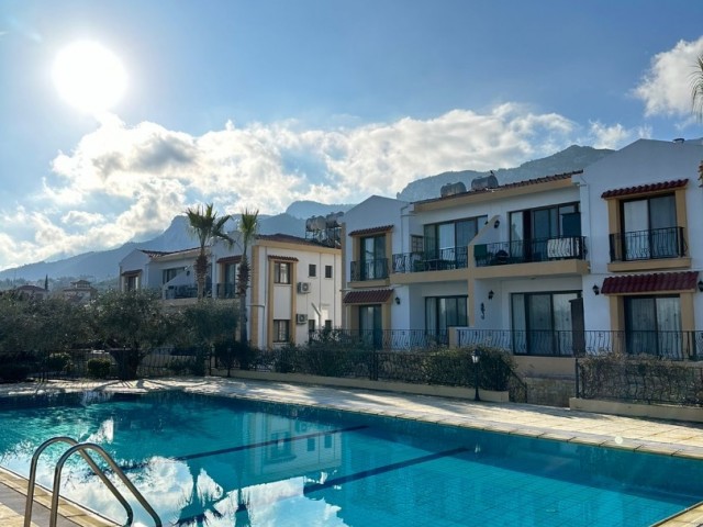 2+1 apartment for rent close to ESK with shared pool, very clean and with a beautiful view