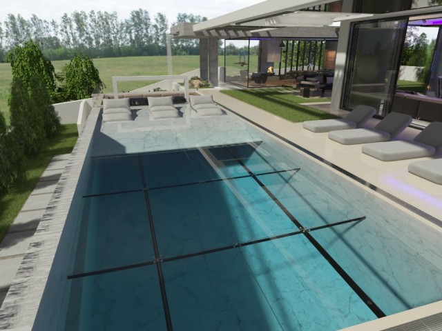 5+1 Luxusvilla mit privatem Pool in Zeytinlik