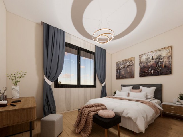 Brand-new 1+1 apartment in Girne Center