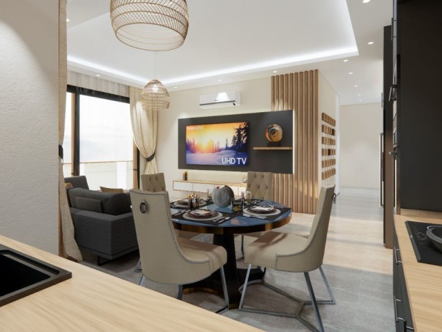 Brand-new 1+1 apartment in Girne Center