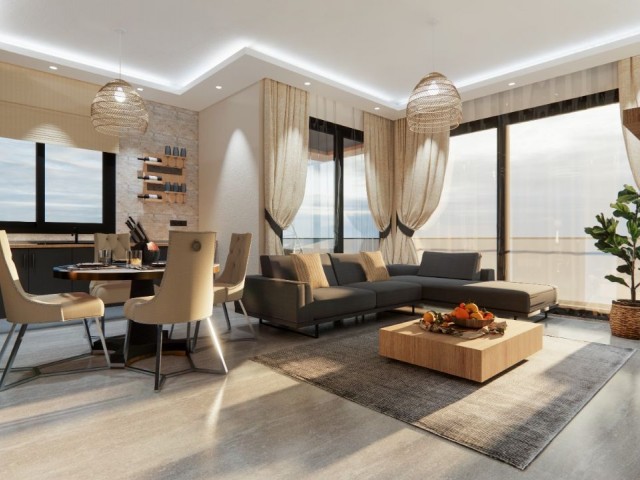 Brand-new 1+1 apartment in Girne Center