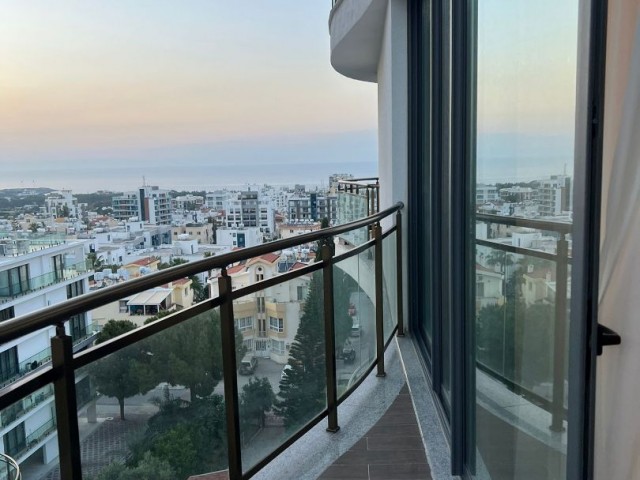 3+1 Fully Furnished Penthouse for Rent in Kyrenia Center / Luxury