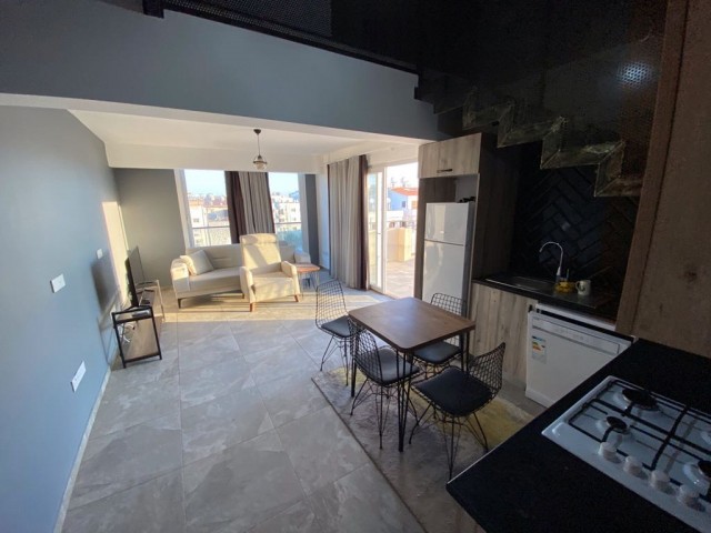 _ indirim _  Kiralik Penthouse duplex 1+1 famagusta