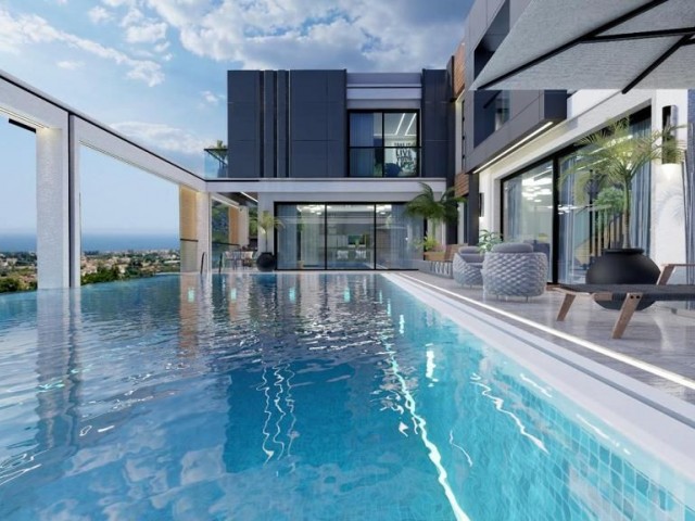 Luxury villa with magnificent view in Arapköy 4+1 500.000 STG