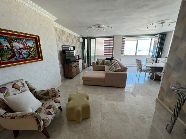 3+1 Duplex möbliertes Ultra-Luxus-Penthouse mit privatem Pool in Yeni Liman / 0548 823 96 10