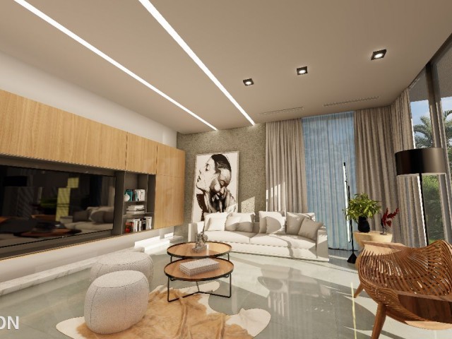 4+1 ultra luxury project villas in Çatalköy 700,000 STG
