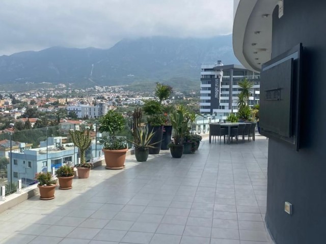 ULTRA LUXURY 2+1 PENTHOUSE WITH MOUNTAIN AND SEA VIEW IN KYRENIA CENTER