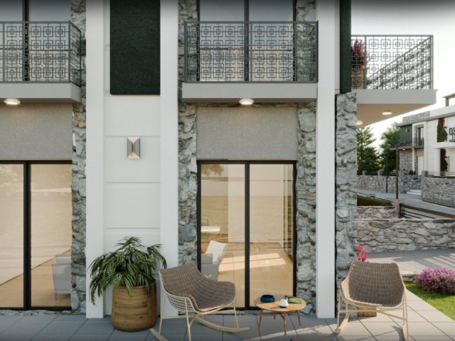 Luxuriöse 3+1-Wohnungen zum Verkauf mit Berg- und Meerblick aus dem Projekt in Çatalköy 210.000 STG / +90 542 884 29 44