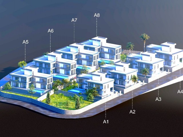 ZU VERKAUFEN 690M2 VILLA MIT 4 SCHLAFZIMMERN, FERTIGSTELLUNG JUNI 2025