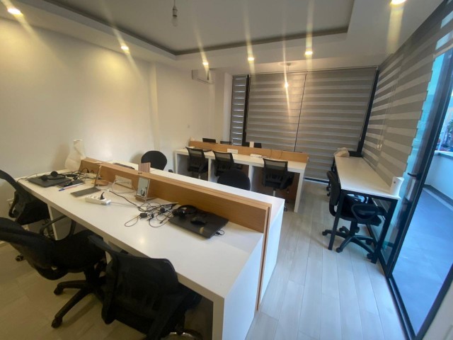 2+1 office flat with white goods in Yeni Liman 800  STG / 0548 823 96 10