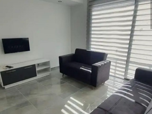 1+1 furnished flat with terrace in Çatalköy 550 stg