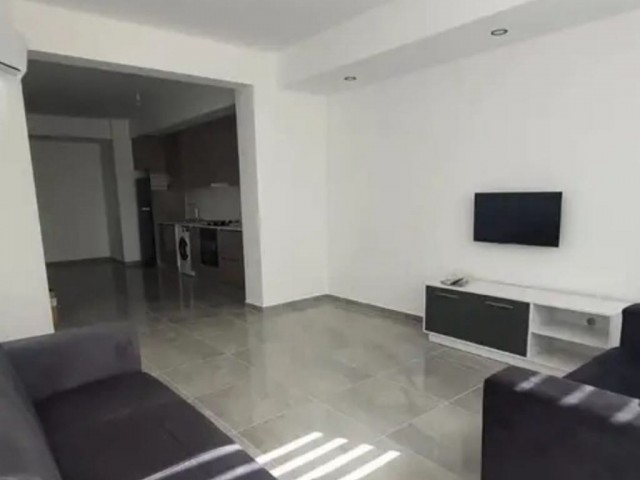 1+1 furnished flat with terrace in Çatalköy 550 stg