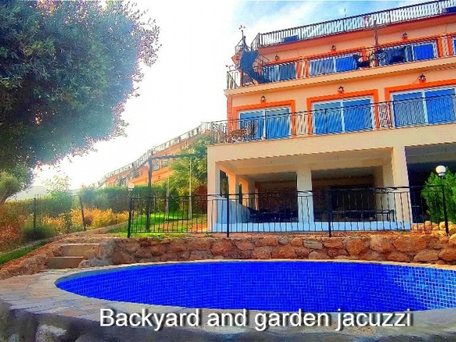 5+2 furnished villa with shared pool with magnificent view in Arapköy 280.000 STG / 0548 823 96 10