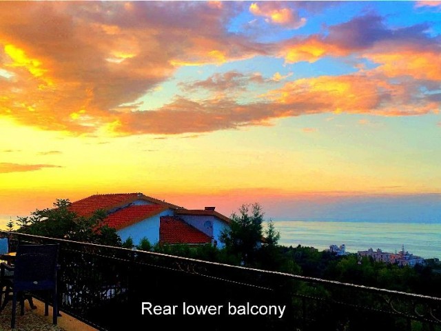 5+2 furnished villa with shared pool with magnificent view in Arapköy 280.000 STG / 0548 823 96 10