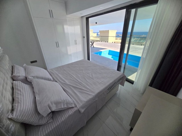 Ultra Luxury 4+1 furnished apartment with pool in the center