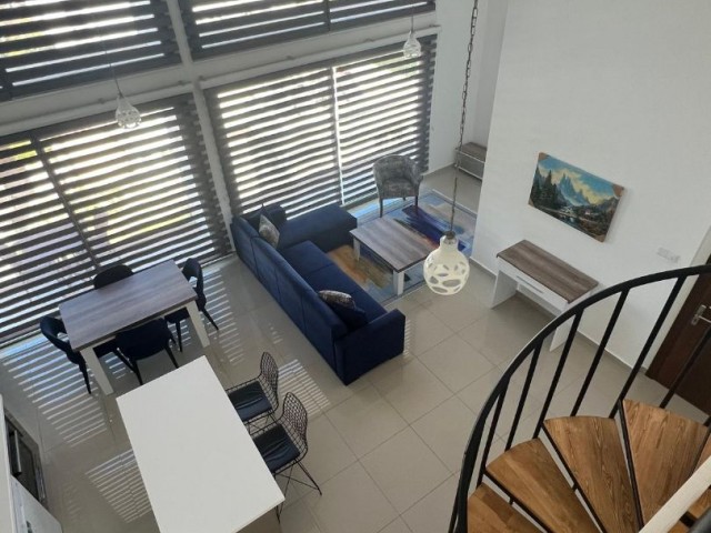 GIRNE - 2+1 MÖBLIERTE LOFT-WOHNUNG