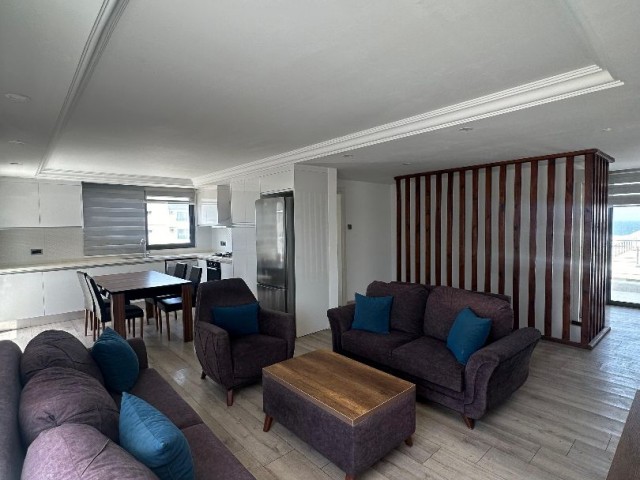 GİRNE KAŞGAR BÖLGESİNDE KİRALIK 3+1  FULL EŞYALI PENTHOUSE