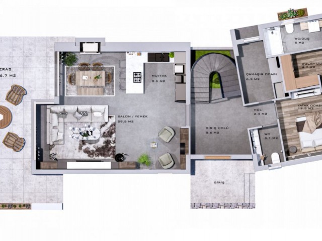 SUNSET MR; A STUNNING PROJECT OFFERING SUPER LUXURIOUS 1+1 FLAT, 2+1 SEMI-DETACHED, 4+1 FULLY DETACHED VILLA OPTIONS AND PAYMENT PLANS UP TO 20 YEARS WITH 40% DOWNLOAD