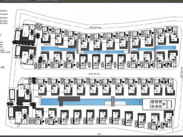 Völlig freistehend, Zahlung geplant, moderne Architektur, 1+1 Haus in einem neuen Projekt in Karaağaç £115.000