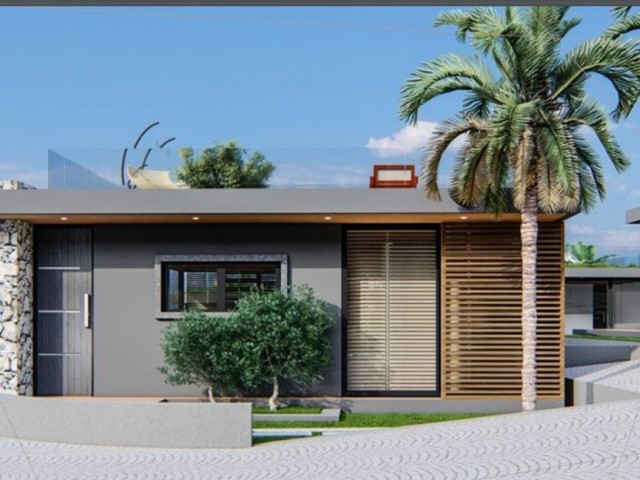 کاملا جدا، برنامه ریزی پرداخت، معماری مدرن، خانه ییلاقی 3+1 در یک پروژه جدید در Karaağaç £ 278,000