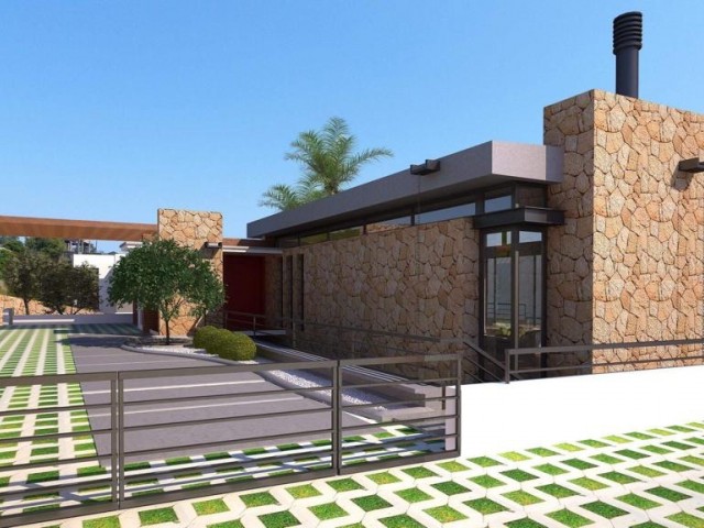 EINZIGARTIGE TÜRKISCHE COACH-VILLA MIT SPEZIALDESIGN IN BELLAPAIS, KYRENIA