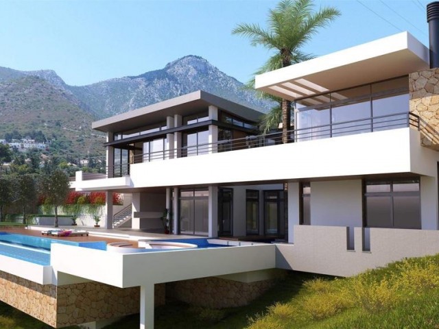 EINZIGARTIGE TÜRKISCHE COACH-VILLA MIT SPEZIALDESIGN IN BELLAPAIS, KYRENIA