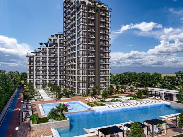 A MAGNIFICENT INVESTMENT PROJECT IN LEFKE - GAZİVEREN WITH ORIGINAL TURKISH TITLE TITLE, SEA-FRONT, 