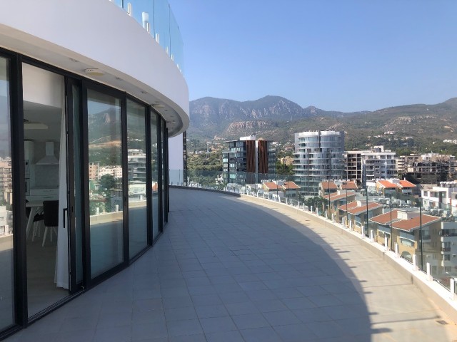 Perla Residence 3+1 Duplex Penthouse for Sale with Panoramic City Sea and Mountain View