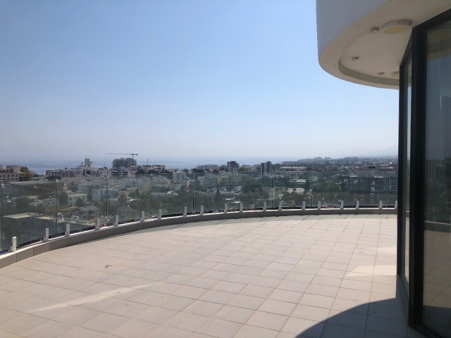 Perla Residence 3+1 Duplex Penthouse for Sale with Panoramic City Sea and Mountain View