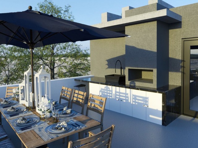 4+1 380 m² neue Ultra-Lux-Villa mit privatem Pool und Grill Karşıyaka Kyrenia