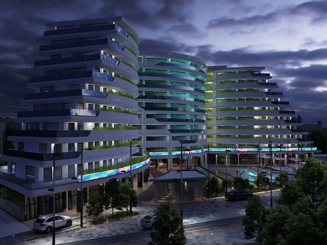 Luxury Flats with Commercial Permit in Diamond Mall, Kyrenia's Most Prestigious Residence and Larges