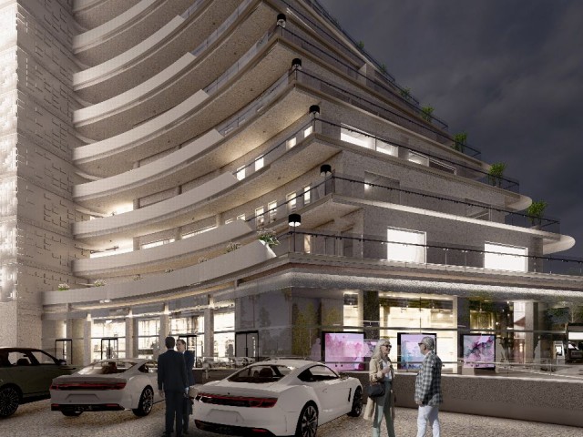 Luxury Flats with Commercial Permit in Diamond Mall, Kyrenia's Most Prestigious Residence and Largest Shopping Mall, with 2+1, 3+1 and 4+1 Options and Prices Starting from £450,000.