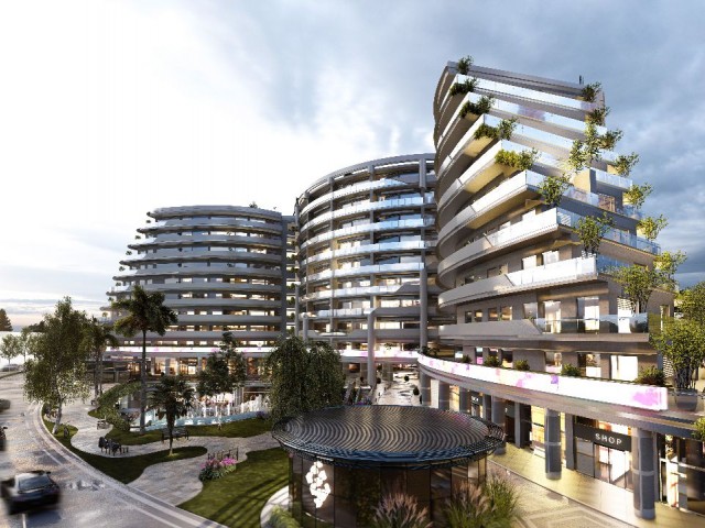 Luxury Flats with Commercial Permit in Diamond Mall, Kyrenia's Most Prestigious Residence and Largest Shopping Mall, with 2+1, 3+1 and 4+1 Options and Prices Starting from £450,000.