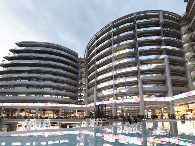 Luxury Flats with Commercial Permit in Diamond Mall, Kyrenia's Most Prestigious Residence and Largest Shopping Mall, with 2+1, 3+1 and 4+1 Options and Prices Starting from £450,000.