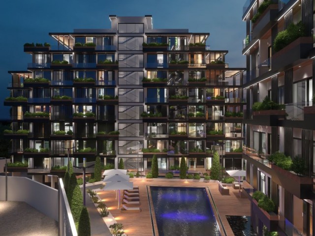 1+1, 2+1 and 3+1 Ultra Luxury Flats in the Premium Residence in Kyrenia Center are on Sale with Prices Starting from £250,000.