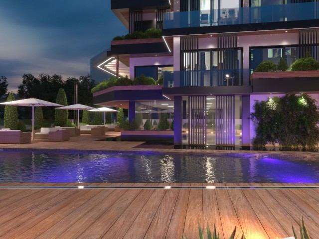 1+1, 2+1 und 3+1 Ultra-Luxus-Wohnungen in der Premium Residence im Zentrum von Kyrenia stehen zu Preisen ab 250.000 £ zum Verkauf.