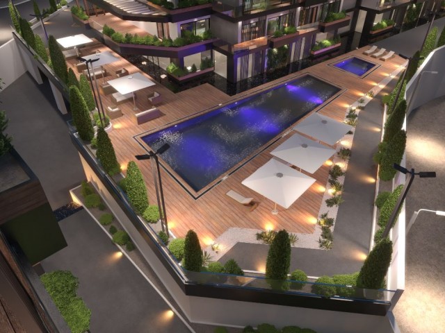 1+1, 2+1 and 3+1 Ultra Luxury Flats in the Premium Residence in Kyrenia Center are on Sale with Prices Starting from £250,000.