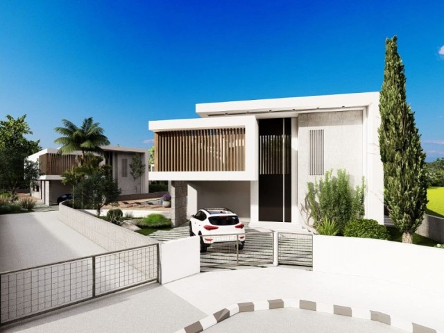 4+1 Duplex-Luxusvilla mit Pool, letzte 1 von 4 Villen in Kyrenia Edremit