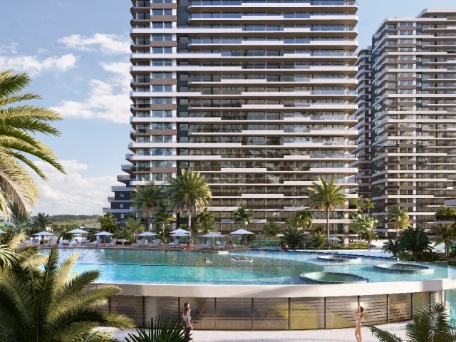 1+1 Luxury Apartment with Sea View for Sale in Grand Sapphire!